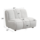 Manilla - Linen Chair - Ivory White by HouseOfZazla