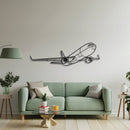 767-300F Angle Metal Aircraft Wall Art - NCP0360