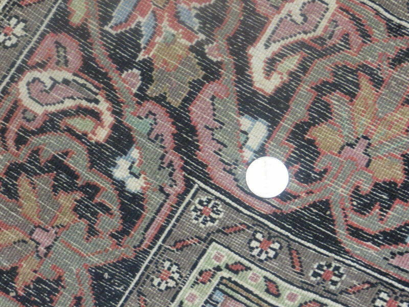 6' X 6' Vintage Handmade Fine Indian Silk Rug Kashmir Square Nice