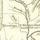 Vintage Map of Georgia 1797