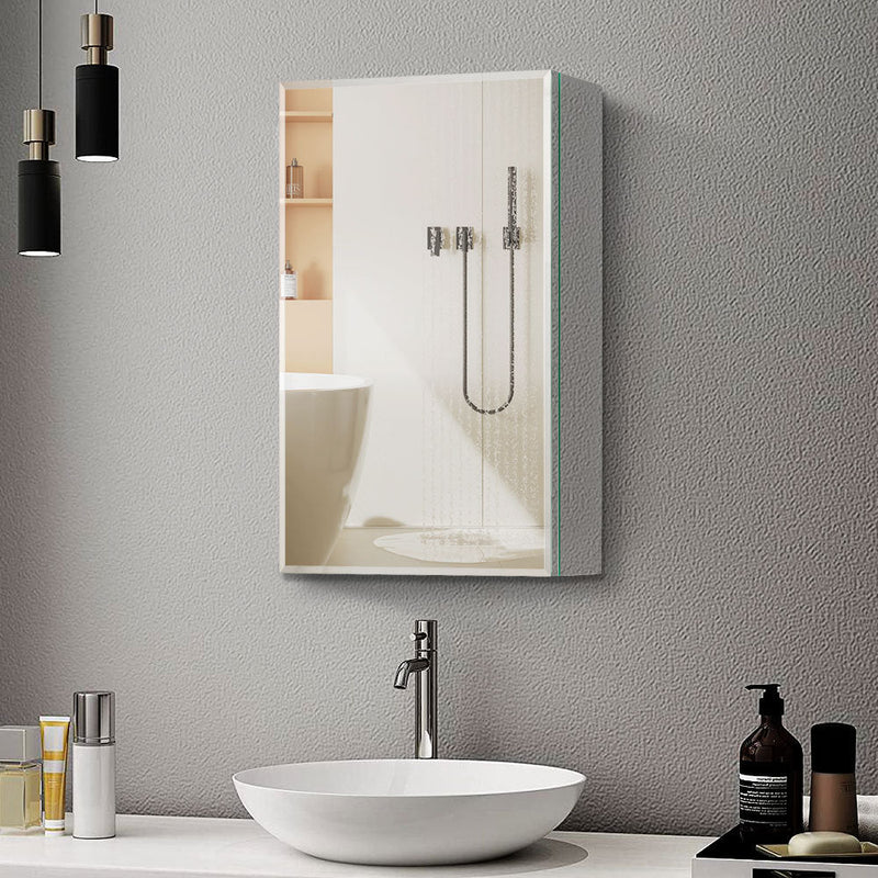 20x26 Medicine cabinet Surface Mount or Recess aluminium Bathroom Livingroom