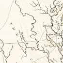 Vintage Map of Georgia 1805
