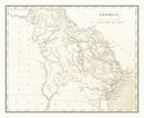 Vintage Map of Georgia 1805