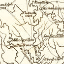Vintage Map of Georgia 1814