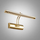 GobekUsa 16"/21.5" Modern Metal LED Bathroom Vanity Wall Sconce in Gold Finish