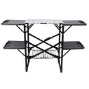 Folding Camping Kitchen Table - Portable Outdoor Cooking Station
