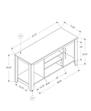 TV Stand, Console, Media Entertainment Center, Versatile Storage Shelves by HouseOfZazla
