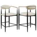 Kirkham - Upholstered Counter (Set of 2) - Beige by HouseOfZazla
