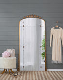 Lavish - Full Length Mirror, AntiqueMetal Floor Mirror For Living Room, Bedroom - Gold by HouseOfZazla