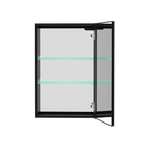 30x20 inch LED Bathroom Medicine Cabinet Surface Mounted Cabinets With Lighted Mirror