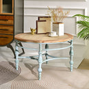 Round Top Carved Table For Living Room by HouseOfZazla