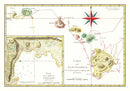 Vintage Map of Hawaii 1787