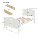 Platform Bed With Slat Support And Headboard And Footboard by HouseOfZazla