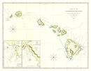 Vintage Map of Hawaii 1832