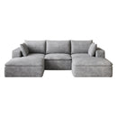 102" Cloud Sofa in Grey
