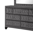 Sophia - 7 Drawer Dresser - Gray by HouseOfZazla