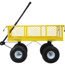 Heavy Duty Steel Garden Cart With Mesh Sides by HouseOfZazla