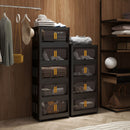 Folding Storage Cabinet With Magnetic Doors And Wheels by HouseOfZazla