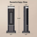 1500W Portable Electric Space Heater with Remote and Thermostat