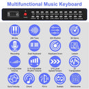 88-Key Folding Digital Piano, Semi-Weighted with LCD, Carry Bag & Stand