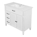 Bathroom Vanity With Sink, Freestanding Cabinet & Drawers by HouseOfZazla