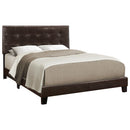 Transitional Upholstered Bed Frame by HouseOfZazla