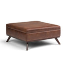 Owen - Multifunctional Square Coffee Table Storage Ottoman by Unique Piece Furniture