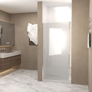 Shower Door With Glass And Explosion Proof Safety Film by HouseOfZazla