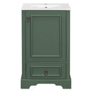 Bathroom Vanity With Sink, Soft Close Door, Adjustable U-Shaped Shelf