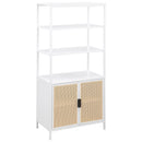Kenneth - 3 Shelf Radio Weave Accent Cabinet