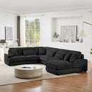 Oversized Sectional Sofa U - Shaped Sofa Couch Modern Sofa Upholstered In Soft With A Chaise Lounge For Living Room by HouseOfZazla
