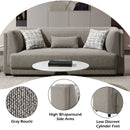 Glenda - Sofa With 3 Pillows - Gray