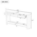 U_Style 59.8'' Modern Console Table