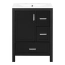 Bathroom Vanity With Sink, Soft-Close Doors, Double-Layer Shelf And 3 Drawers by HouseOfZazla