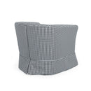 Zeniqua - Upholstered Swivel Chair With Loose Cover