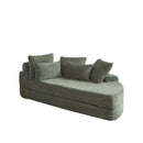 Semi Circular 2 In 1 Sofa Bed With Neck Pillow by HouseOfZazla