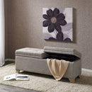 Soft Close Upholstered Storage Bench, Convenient Design by HouseOfZazla