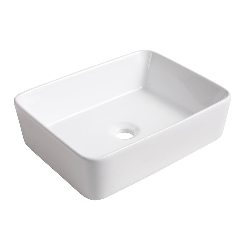 24" Modern Design Float Bathroom Vanity With Ceramic Basin Set, Wall Mounted White Oak Vanity With Soft Close Door, KD-PackingD-Packing Pieces