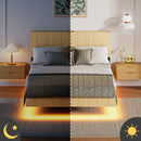Floating Bedstead With Charging Station And LED Lights by HouseOfZazla