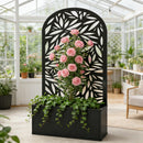 Curved Raised Garden Bed, Generous Planter Box, Versatile Garden Box by HouseOfZazla