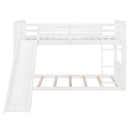 Bunk Bed With Convertible Ladder And Slide by HouseOfZazla