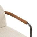 Modern Dining Chair Set with Durable Iron Frame and Comfortable Fabric Upholstery by HouseOfZazla