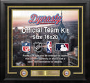 Philadelphia 76ers Throwback Custom NBA Basketball 16x20 Picture Frame Kit (Multiple Colors) by Dynasty Sports & Framing