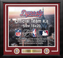 Philadelphia 76ers Custom NBA Basketball 16x20 Picture Frame Kit (Multiple Colors) by Dynasty Sports & Framing