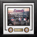 Philadelphia 76ers Throwback Custom NBA Basketball 8x10 Picture Frame Kit (Multiple Colors) by Dynasty Sports & Framing