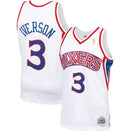 Allen Iverson Philadelphia 76ers Mitchell & Ness 1996-97 Hardwood Classics Swingman Jersey by Dynasty Sports & Framing