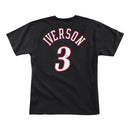 Allen Iverson Philadelphia 76ers Mitchell & Ness 1997 Name & Number T-Shirt by Dynasty Sports & Framing
