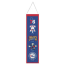 Philadelphia 76ers 8" x 32" Wool Banner