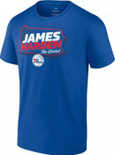 James Harden Hometown Philadelphia 76ers Royal Blue T-Shirt by Dynasty Sports & Framing