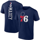 Tyrese Maxey Philadelphia 76ers Playmaker T-Shirt - Royal Blue by Dynasty Sports & Framing